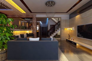 現代簡約五居室270平米15萬 第六建筑公司家屬樓裝修案例 沈陽房天下家居裝修網