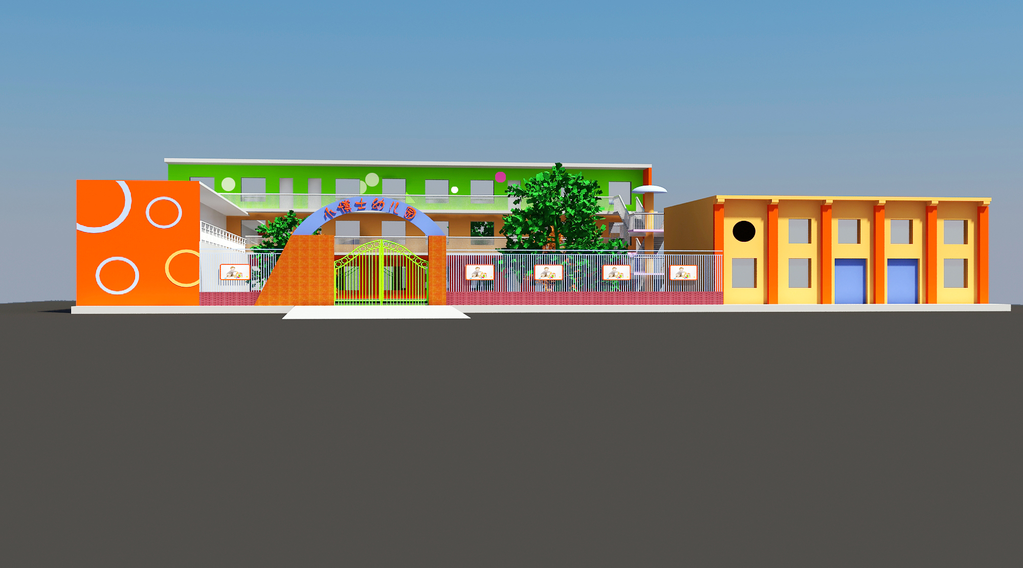 2017幼兒園建筑設計圖大全 &ndash; 設計本裝修效果圖